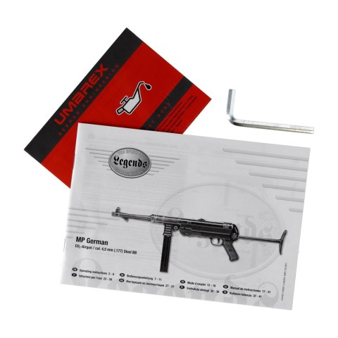 Pistolet maszynowy wiatrówka Legends MP LE 4,5 mm Legends