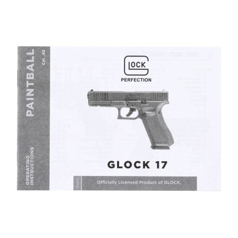 Pistolet na kule gumowe Glock 17 Gen 5 T4E .43 CO2 coyote Glock