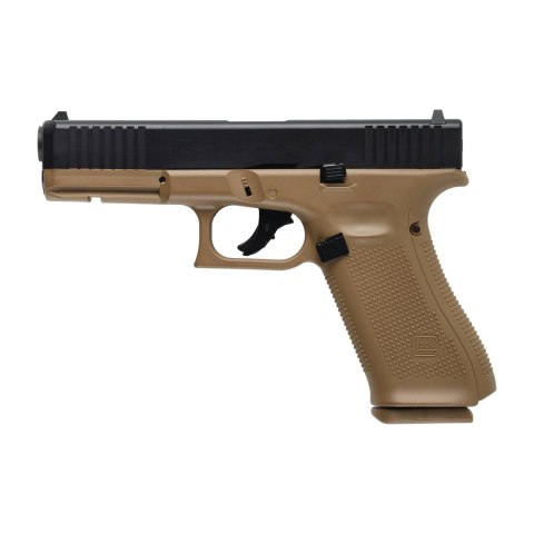 Pistolet na kule gumowe Glock Gen 5 T4E .43 CO2 coyote, zestaw Glock