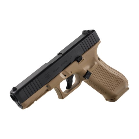Pistolet na kule gumowe Glock Gen 5 T4E .43 CO2 coyote, zestaw Glock