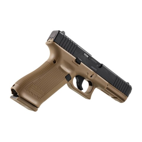 Pistolet na kule gumowe Glock Gen 5 T4E .43 CO2 coyote, zestaw Glock