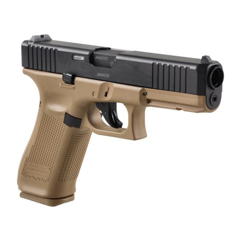 Pistolet na kule gumowe Glock Gen 5 T4E .43 CO2 coyote, zestaw Glock
