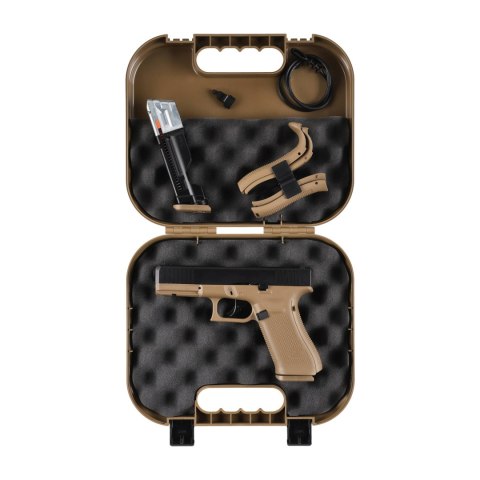 Pistolet na kule gumowe Glock Gen 5 T4E .43 CO2 coyote, zestaw Glock