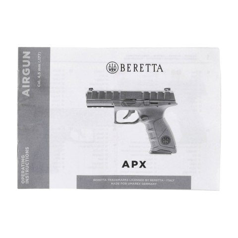 Pistolet wiatrówka Beretta APX black 4,5 mm BB CO2 Beretta