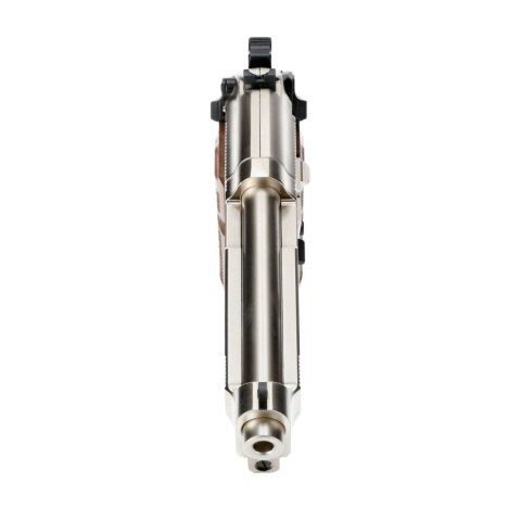 Pistolet wiatrówka Beretta M92 FS nickel/wood 4,5 mm Diabolo CO2 Beretta