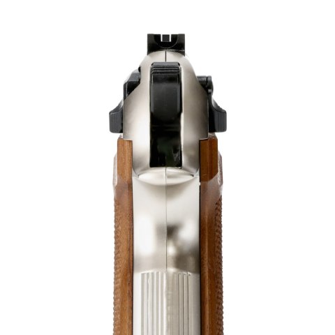 Pistolet wiatrówka Beretta M92 FS nickel/wood 4,5 mm Diabolo CO2 Beretta