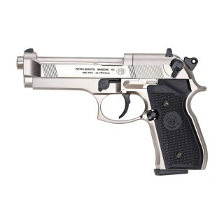 Pistolet wiatrówka Beretta M92 FS nikiel 4,5 mm Diabolo CO2 Beretta
