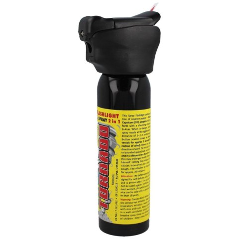 Gaz pieprzowy ESP Police Tornado Spray Flashlight 15% OC 100 ml - strumień (SFL-01-100) ESP - Euro Security Products