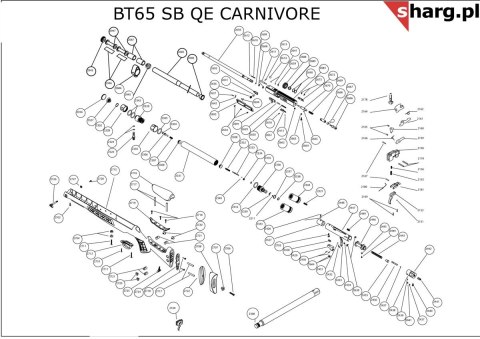 Lufa do wiatrówki Hatsan BT65 Carnivore kal 7.62mm (2656-4) Hatsan Arms