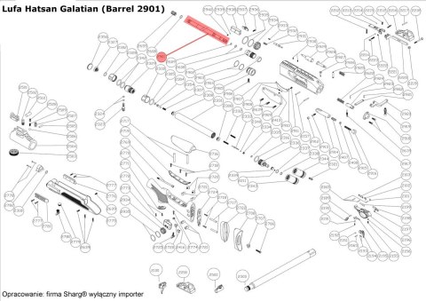 Lufa do wiatrówki Hatsan Hercules, Galatian, Predator (2901) Hatsan Arms