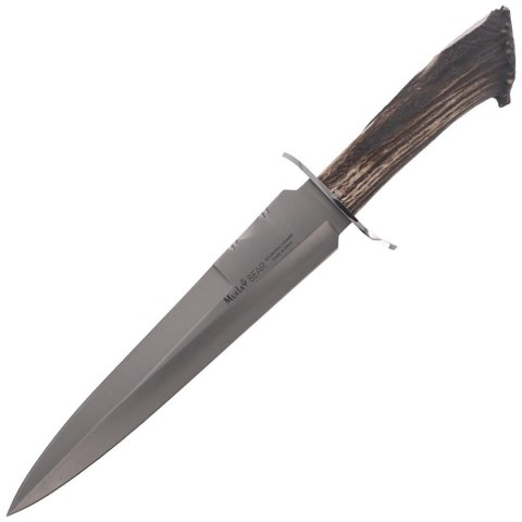 Nóż Muela Bear-24S Remate Crown Stag, Satin X50CrMoV15 Muela