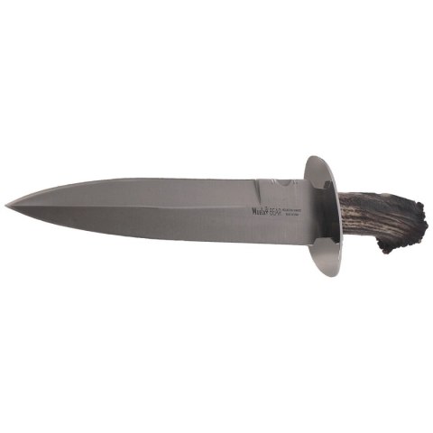 Nóż Muela Bear-24S Remate Crown Stag, Satin X50CrMoV15 Muela