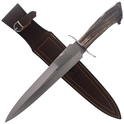 Nóż Muela Bear-24S Remate Crown Stag, Satin X50CrMoV15 Muela