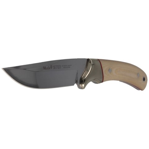 Nóż Muela Setter-11B Ivory Micarta, Mirror X50CrMoV15 Muela