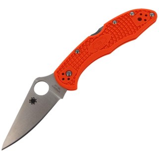 Nóż Spyderco Delica 4 FRN Orange Flat Ground Plain (C11FPOR) Spyderco Inc.