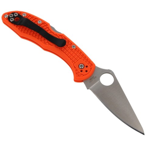 Nóż Spyderco Delica 4 FRN Orange Flat Ground Plain (C11FPOR) Spyderco Inc.