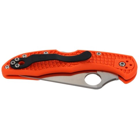 Nóż Spyderco Delica 4 FRN Orange Flat Ground Plain (C11FPOR) Spyderco Inc.