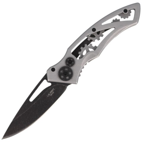 Nóż składany Herbertz CJH Grey Steel, Stonewashed 420 (295112) Herbertz GmbH