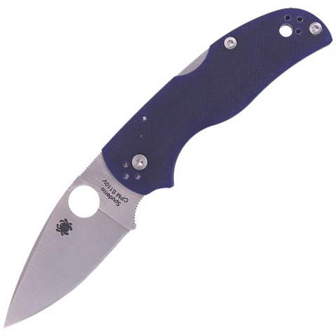 Nóż składany Spyderco Native 5 Dark Blue G10, Satin CPM S110V by Sal, Eric Glesser (C41GPDBL5) Spyderco Inc.