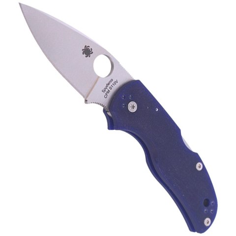 Nóż składany Spyderco Native 5 Dark Blue G10, Satin CPM S110V by Sal, Eric Glesser (C41GPDBL5) Spyderco Inc.