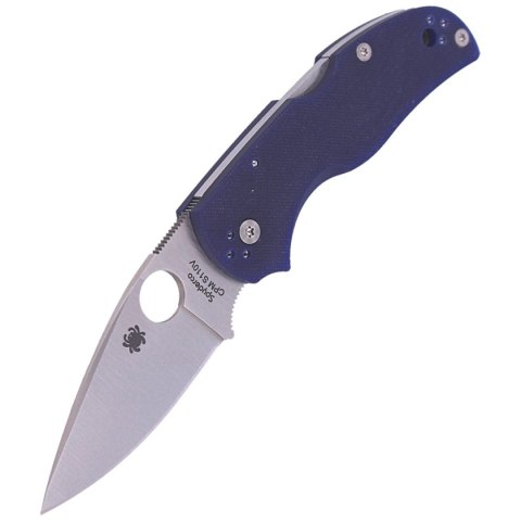 Nóż składany Spyderco Native 5 Dark Blue G10, Satin CPM S110V by Sal, Eric Glesser (C41GPDBL5) Spyderco Inc.