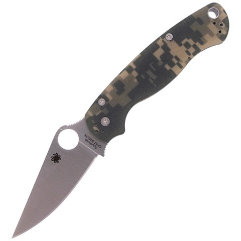 Nóż składany Spyderco Para Military 2 Digital Camo G10, Satin CPM S45VN by Sal, Eric Glesser (C81GPCMO2) Spyderco Inc.