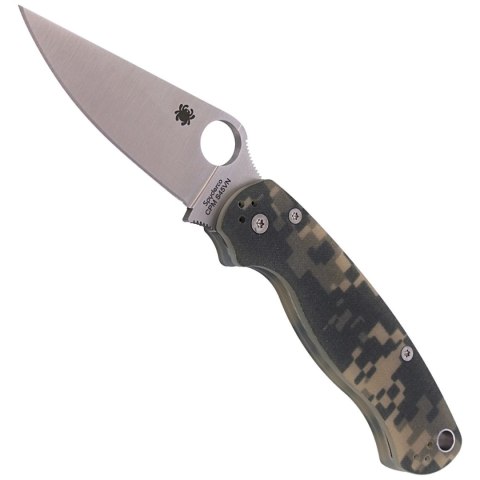 Nóż składany Spyderco Para Military 2 Digital Camo G10, Satin CPM S45VN by Sal, Eric Glesser (C81GPCMO2) Spyderco Inc.