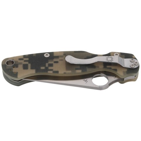 Nóż składany Spyderco Para Military 2 Digital Camo G10, Satin CPM S45VN by Sal, Eric Glesser (C81GPCMO2) Spyderco Inc.