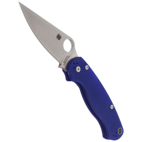 Nóż składany Spyderco Para Military 2 Dark Blue G10, Satin CPM S110V by Sal, Eric Glesser (C81GPDBL2) Spyderco Inc.