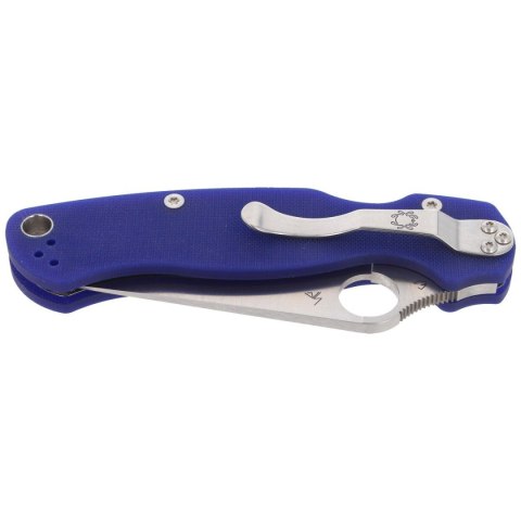Nóż składany Spyderco Para Military 2 Dark Blue G10, Satin CPM S110V by Sal, Eric Glesser (C81GPDBL2) Spyderco Inc.