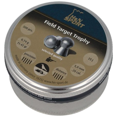 Śrut H&N Field Target Trophy 5.0mm 500szt (92105530015) H&N - Haendler & Natermann Sport GmbH