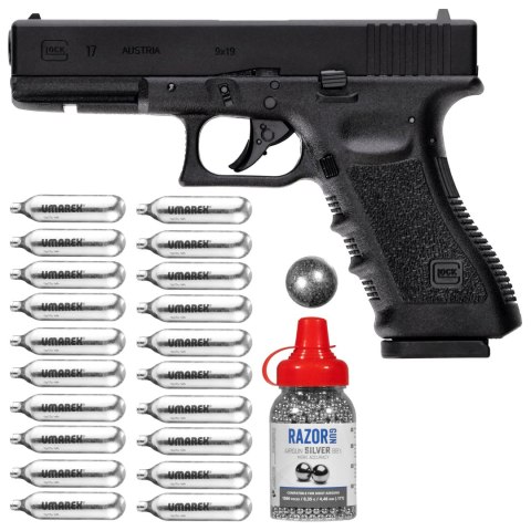 Pistolet wiatrówka Glock 17 blowback 4,5 mm BB CO2 Glock