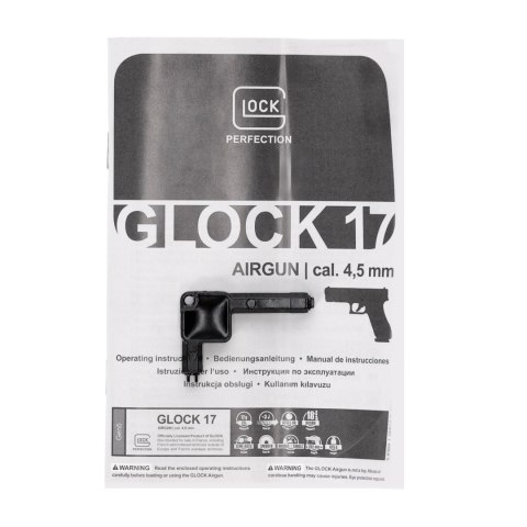 Pistolet wiatrówka Glock 17 gen 5. 4,5 mm czarny Glock