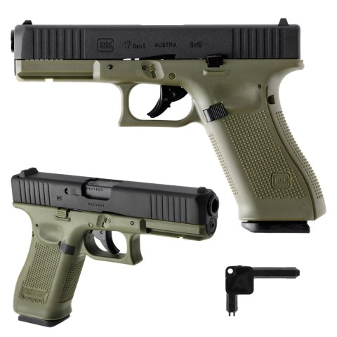 Pistolet wiatrówka Glock 17 gen 5. 4,5 mm zielony Glock