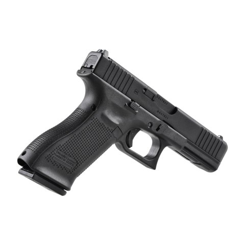 Pistolet wiatrówka Glock 17 gen 5 MOS 4,5 mm BB 3J z płytkami Glock
