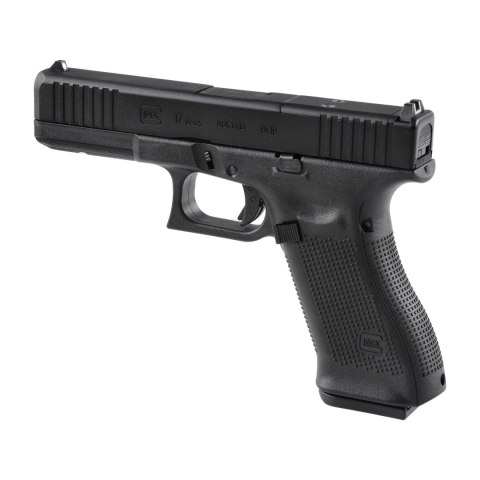 Pistolet wiatrówka Glock 17 gen 5 MOS 4,5 mm BB 3J z płytkami Glock