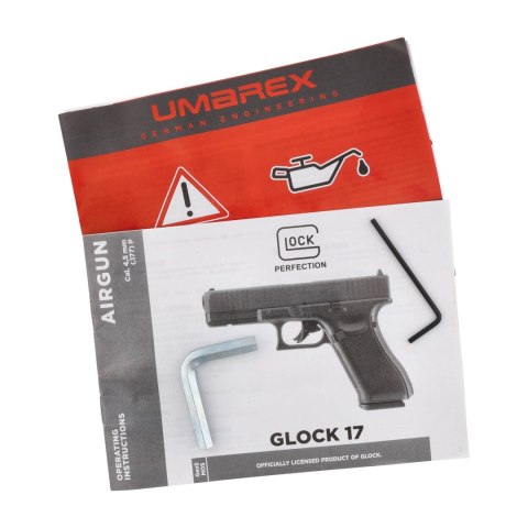 Pistolet wiatrówka Glock 17 gen 5 MOS 4,5mm diabolo Glock