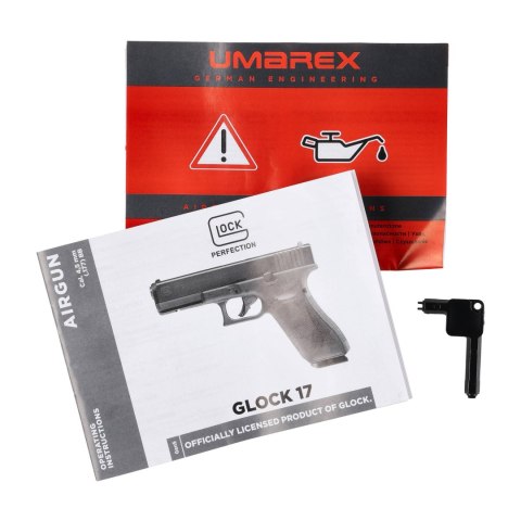Pistolet wiatrówka Glock 17 gen5 4,5 mm BB coyote Glock