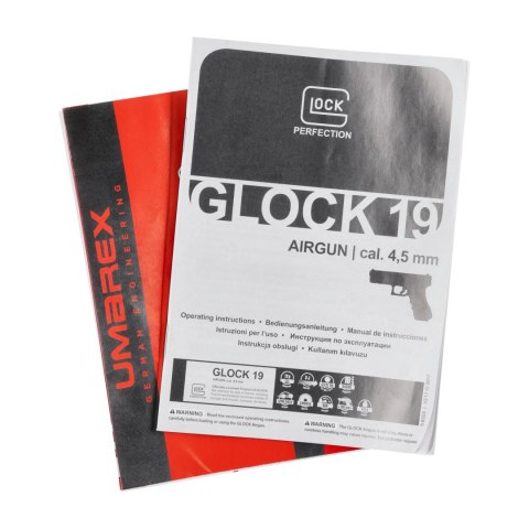 Pistolet wiatrówka Glock 19 4,5 mm BB CO2 Glock