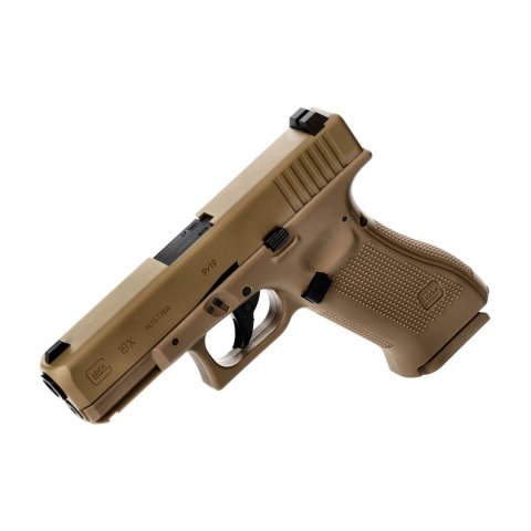 Pistolet wiatrówka Glock 19X blowback 4,5 mm coyote BB CO2 Glock