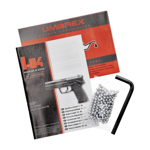 Pistolet wiatrówka H&K Heckler&Koch USP blowback 4,5 mm BB CO2 Heckler&Koch