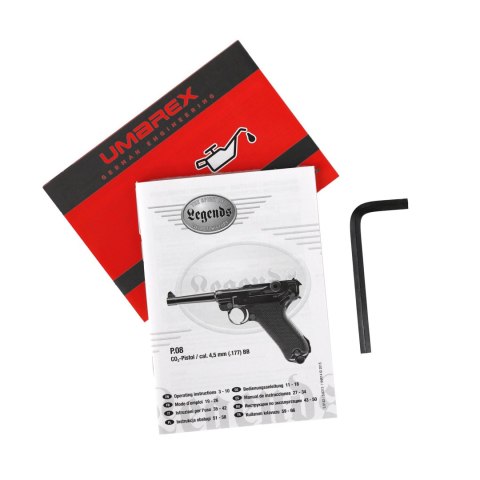 Pistolet wiatrówka Legends P.08 4,5 mm blowback 4,5 mm BB CO2 Legends