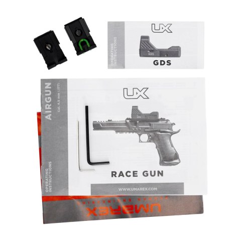 Pistolet wiatrówkowy Umarex RaceGun Set 4,5 mm BB CO2 Umarex