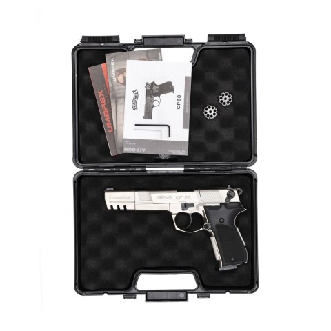 Pistolet wiatrówka Walther CP88 Competition nikiel 4,5 mm diabolo CO2 Walther