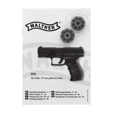 Pistolet wiatrówka Walther PPQ 4,5 mm CO2 Walther