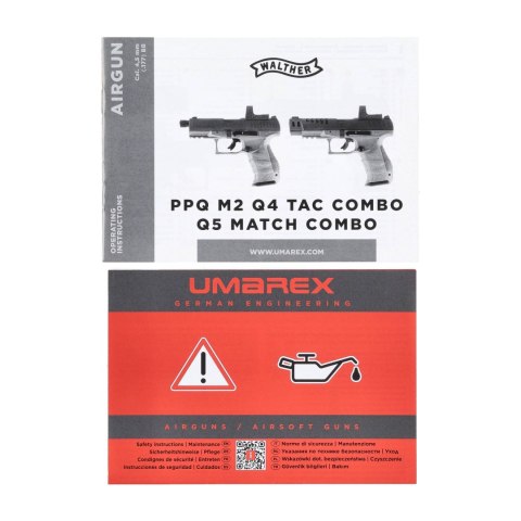 Pistolet wiatrówka Walther Q5 Match 5" Combo SET 4,5 mm Walther