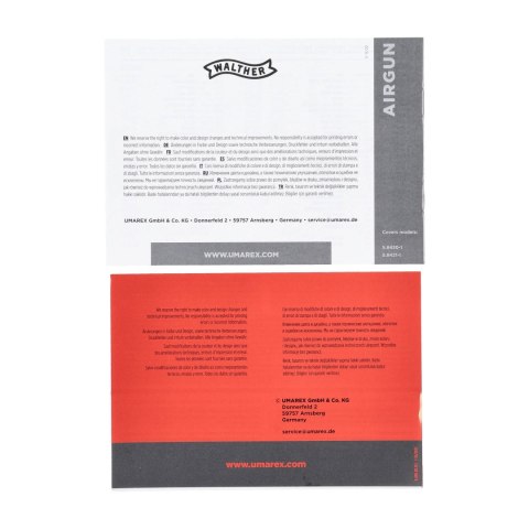 Pistolet wiatrówka Walther Q5 Match 5" Combo SET 4,5 mm Walther