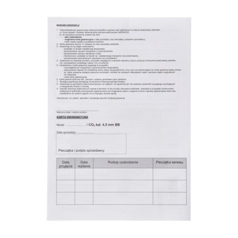 Pistolet wiatrówka Wingun WC4-306 MZB 4,5 mm BB CO2 WinGun