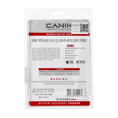 Płytka montażowa D do pistoletów Canik bez Optic Ready MMAC-357 Canik