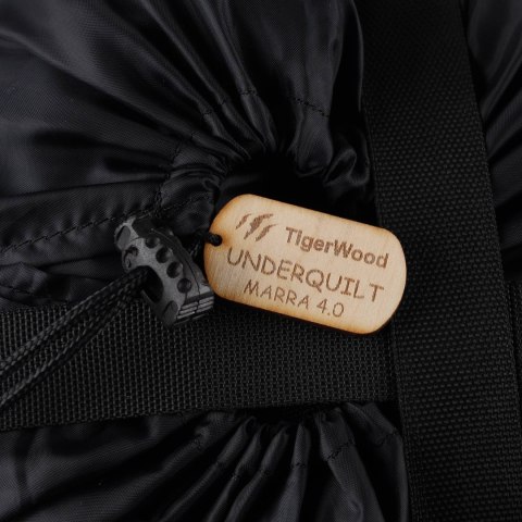 Podpinka Underquilt TigerWood Marra 2.0 Climashield Apex 4.0 200 cm, czarna Tigerwood